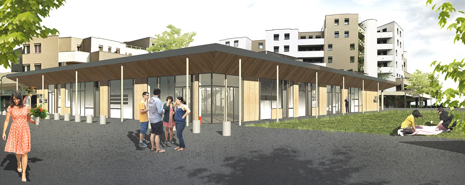 Villefontaine – Grand projet de centre-ville - Le Patio
