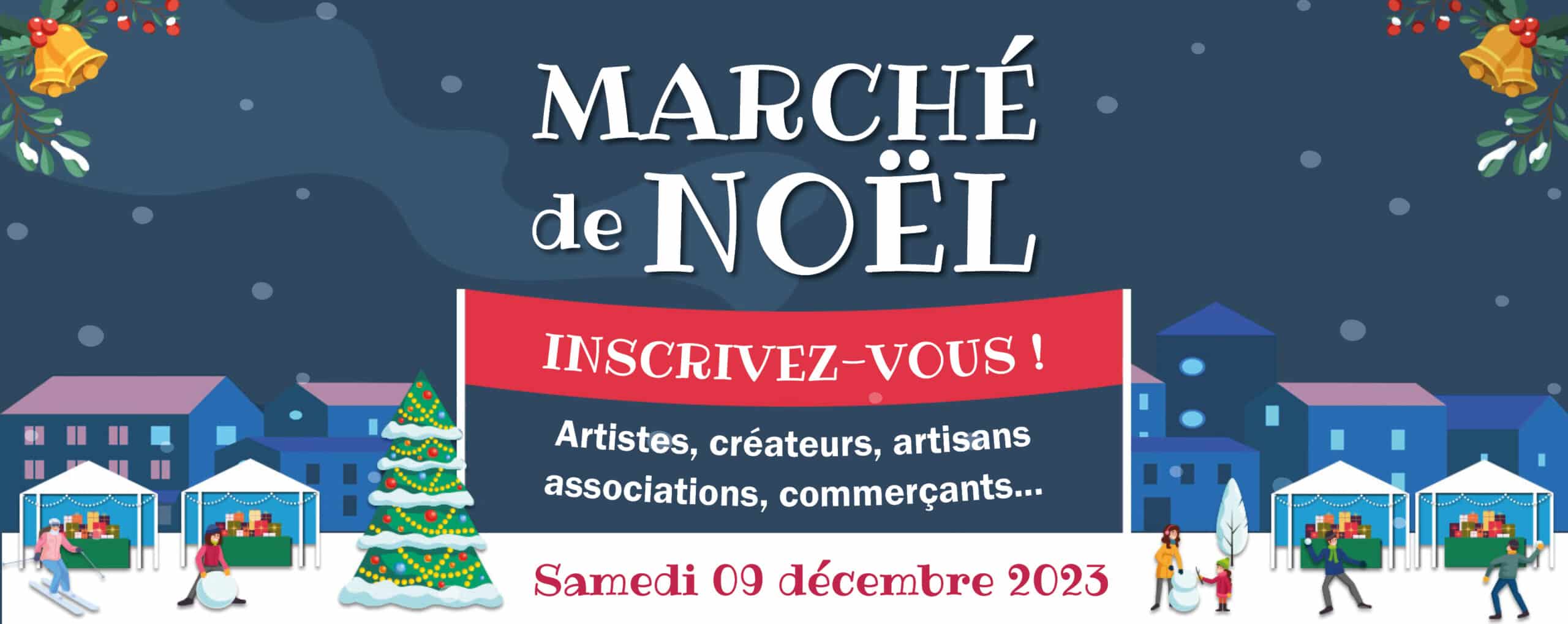 Inscrivez-vous au marché de Noël