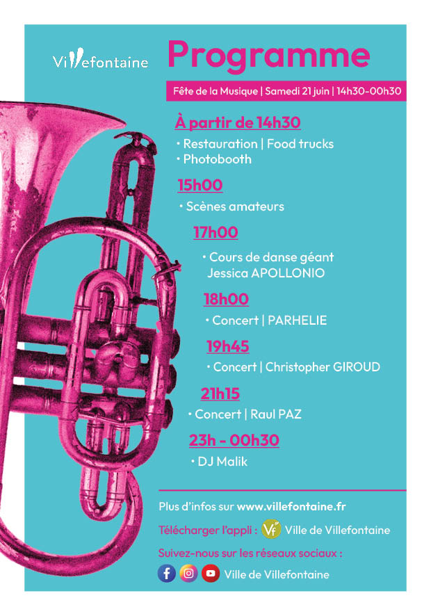 Programme Fête de la Musique