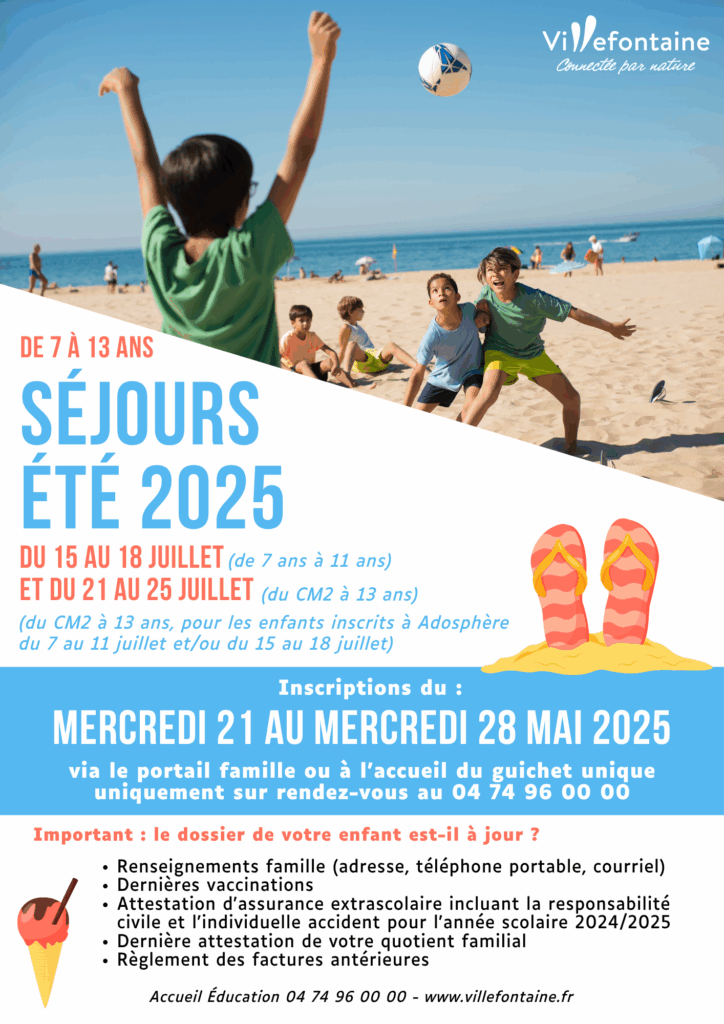 Séjours été 2025