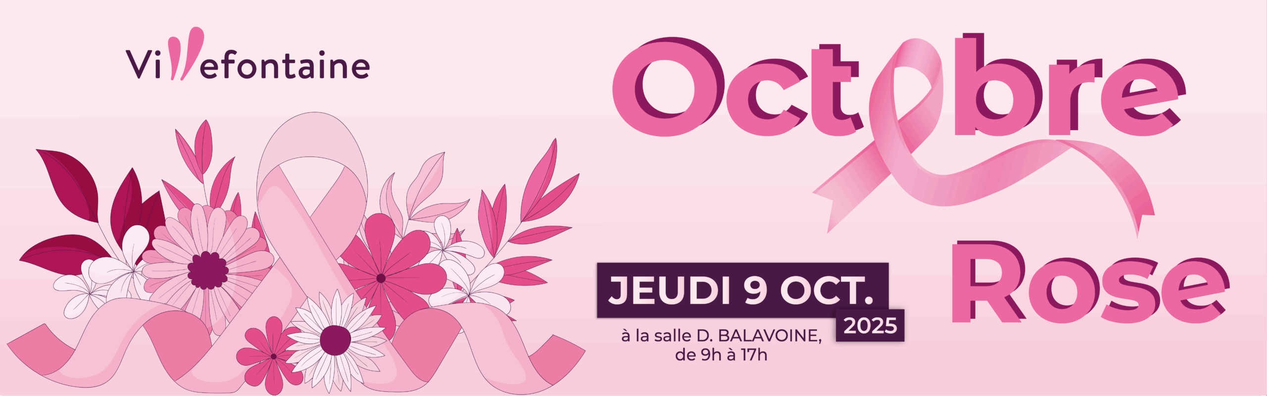 Slider home page - Octobre Rose 2025