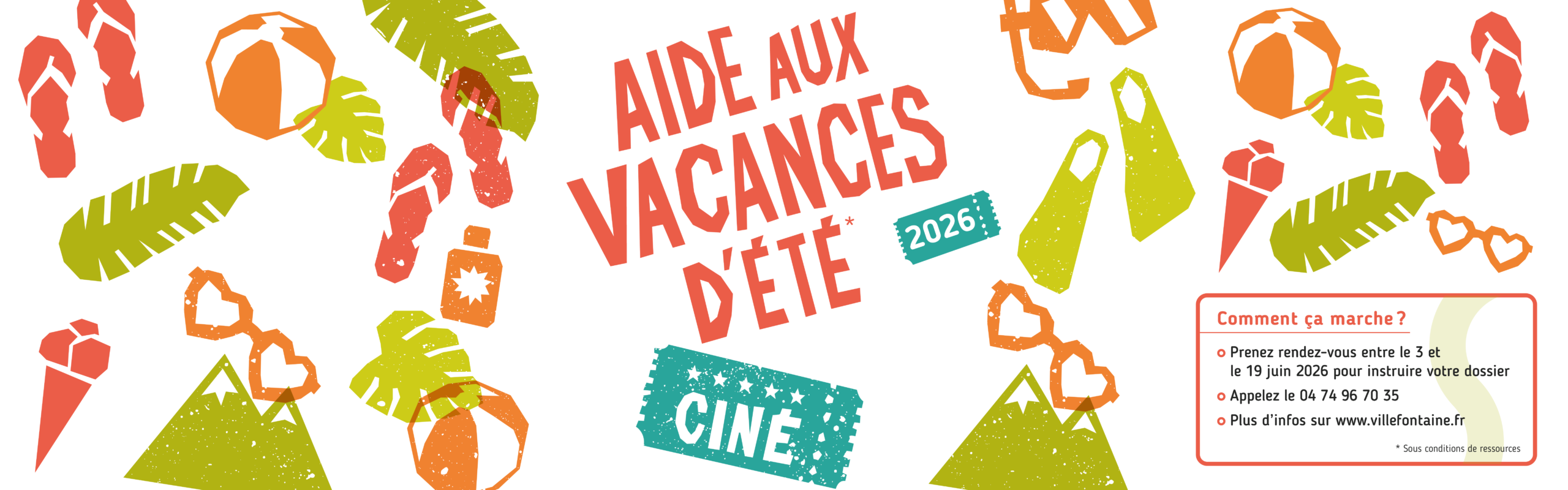 SLIDER aide aux vacances d'été 2026